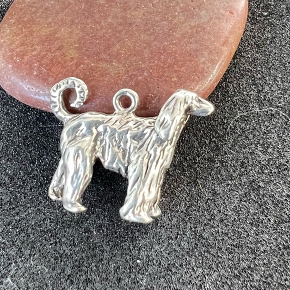 Sterling Silver .925 Solid 3-D Dog Charm Vintage - Picture 4 of 5
